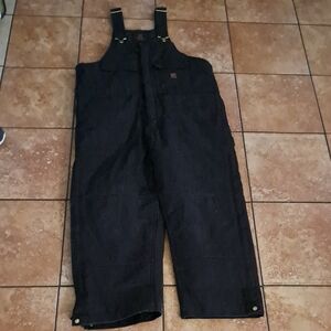 Walls Black Outdoor Overalls